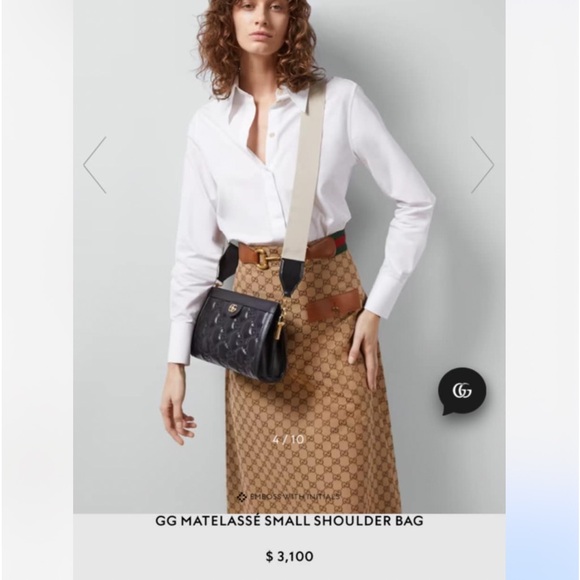 Gucci Handbags - GG Maltelase Small Shoulder Bag